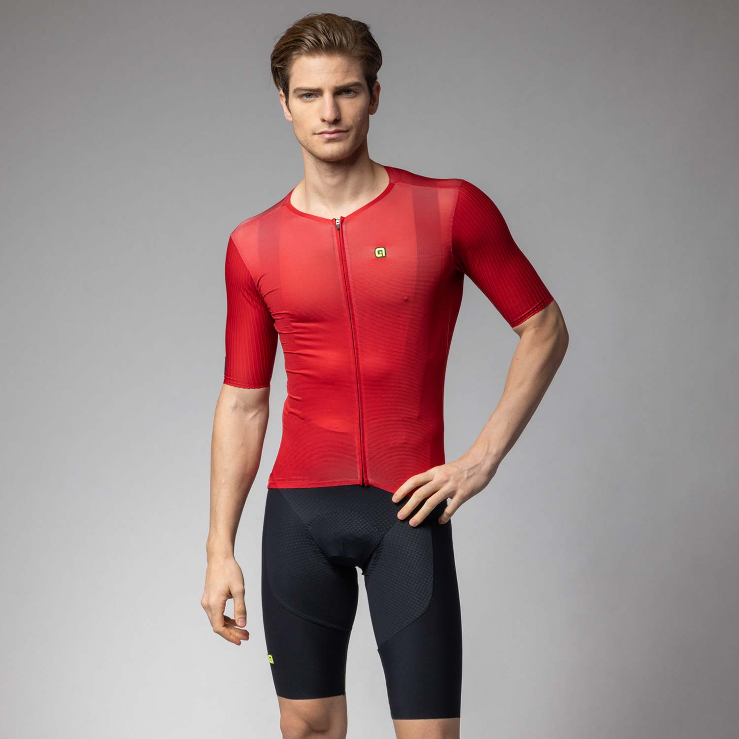Ale R-EV1 Race 2.0 サイクルジャージ XS ALE' Race 2.0 R-EV1 Black Jersey | italian Cycling Jerseys