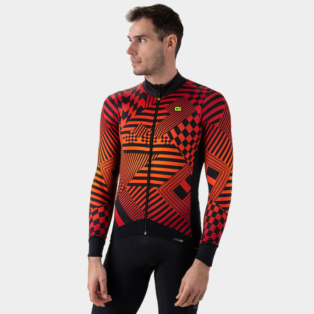 image 1 of Ale Clothing Checker PR-S Long Sleeved Jersey