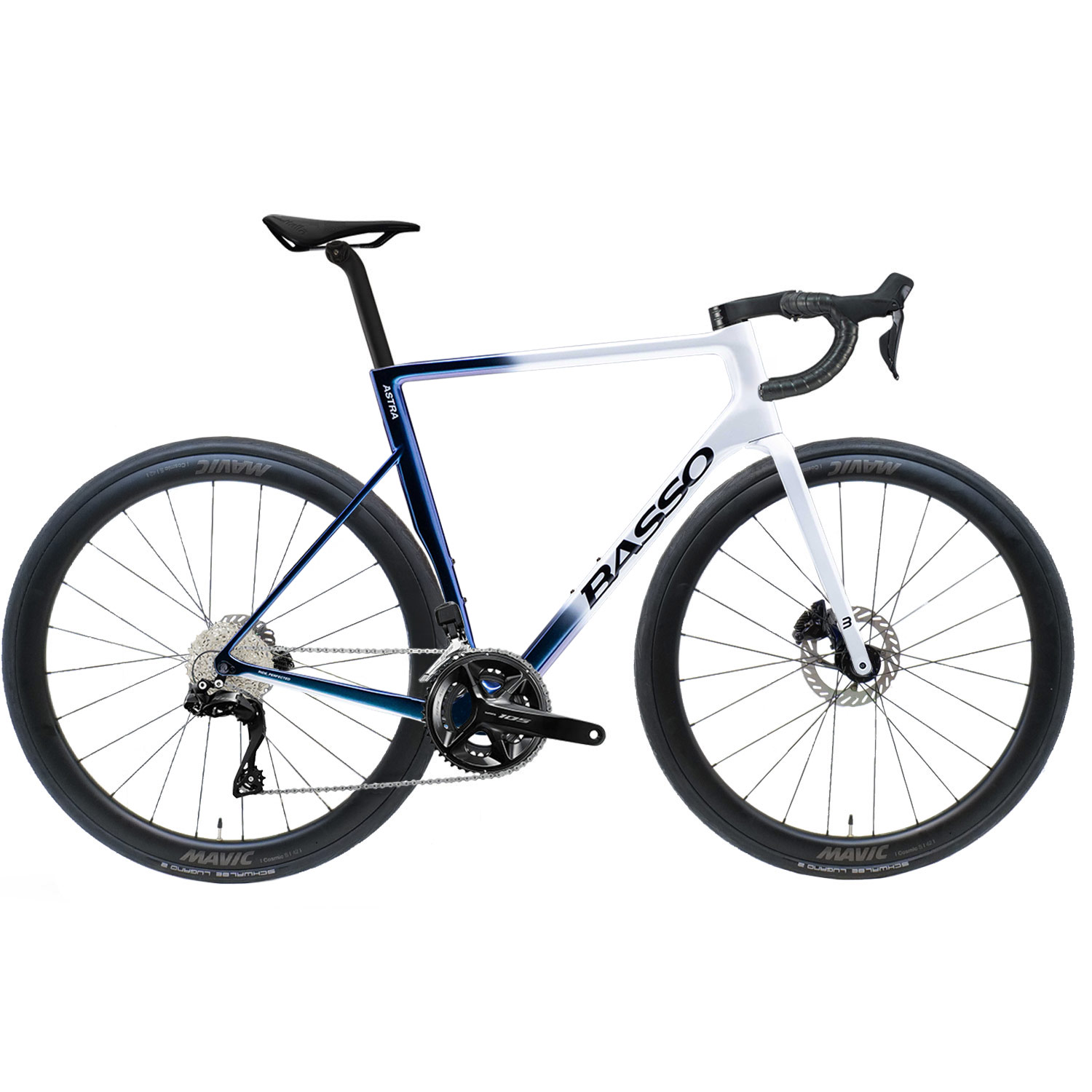 Basso Astra 105 Di2 Cosmic S – Polar White