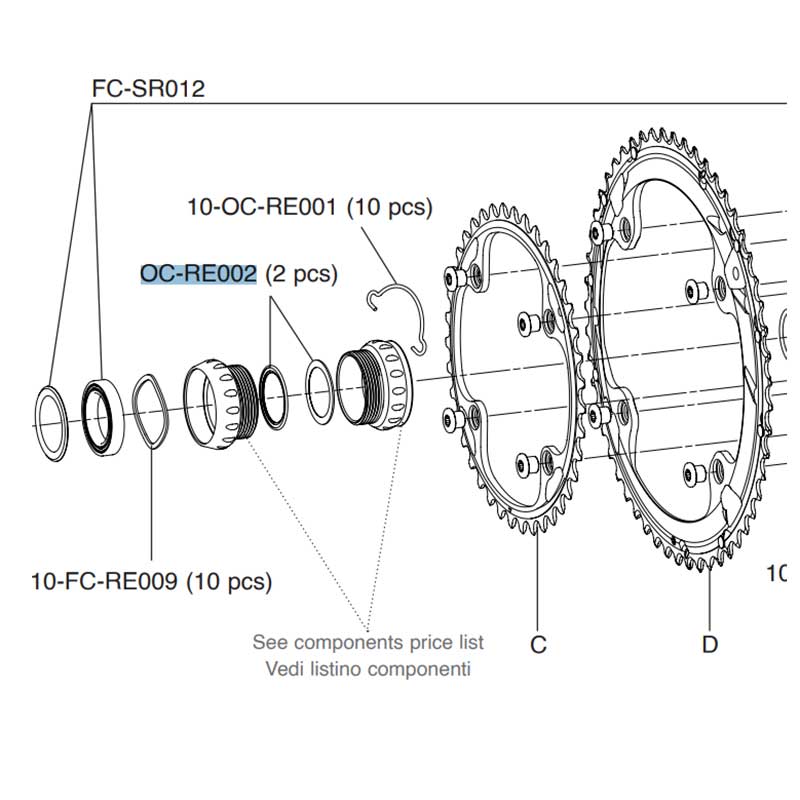image 1 of Campagnolo Outboard Cup Seals (2pcs)