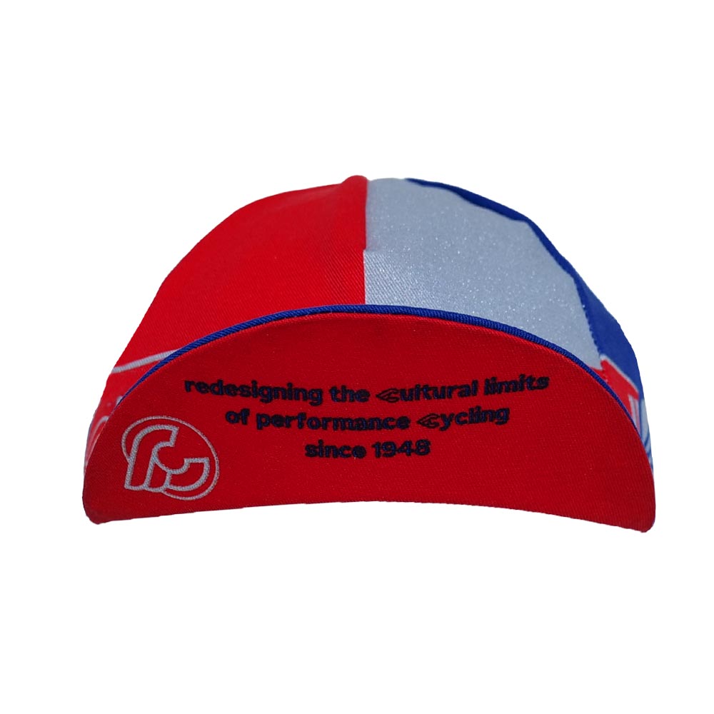image 3 of Cinelli Oval Cap Red/Blue