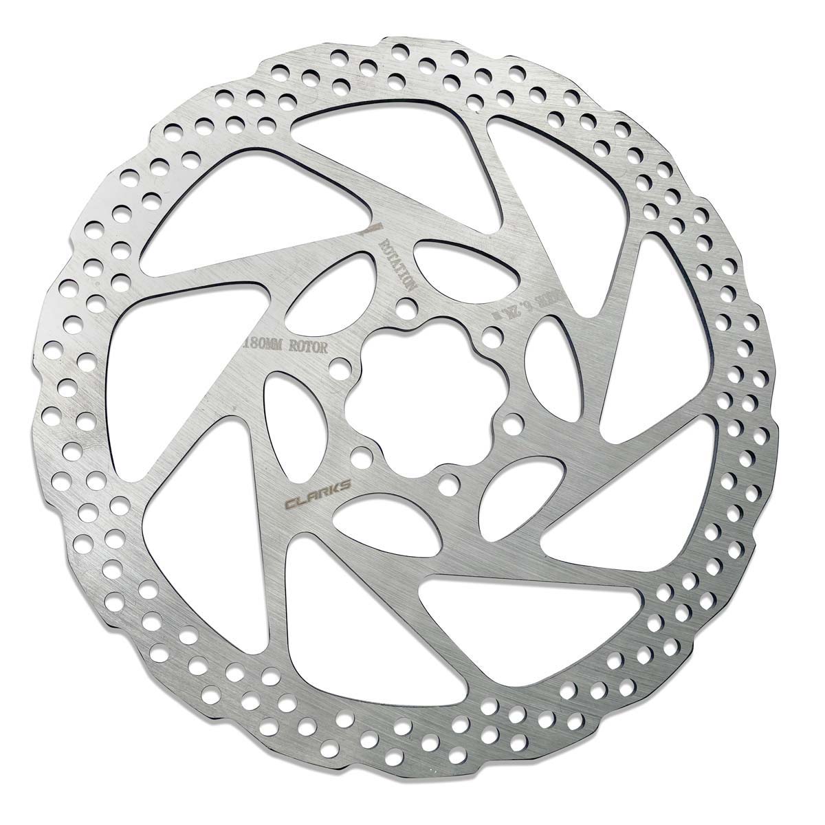 image 1 of Clarks CL-027 E-Bike Stainless Steel 6 Bolt Rotor