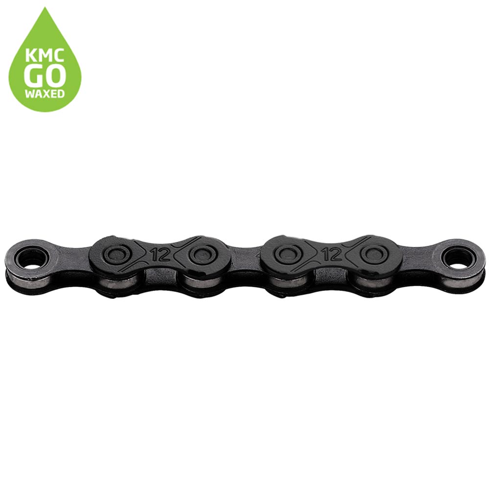 image 1 of KMC X12 BlackTech Pre-waxed Chain 126L