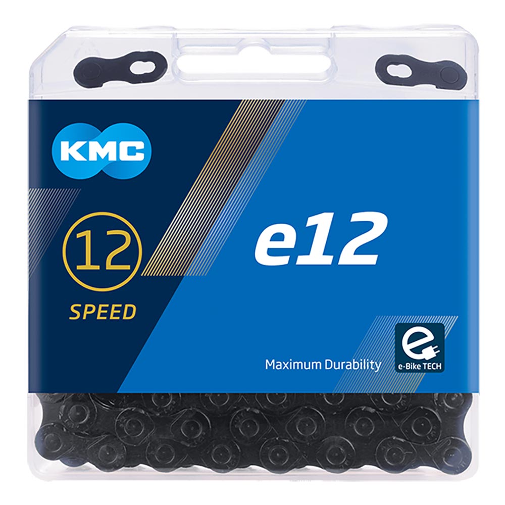 image 1 of KMC E12 BlackTech Chain 130L
