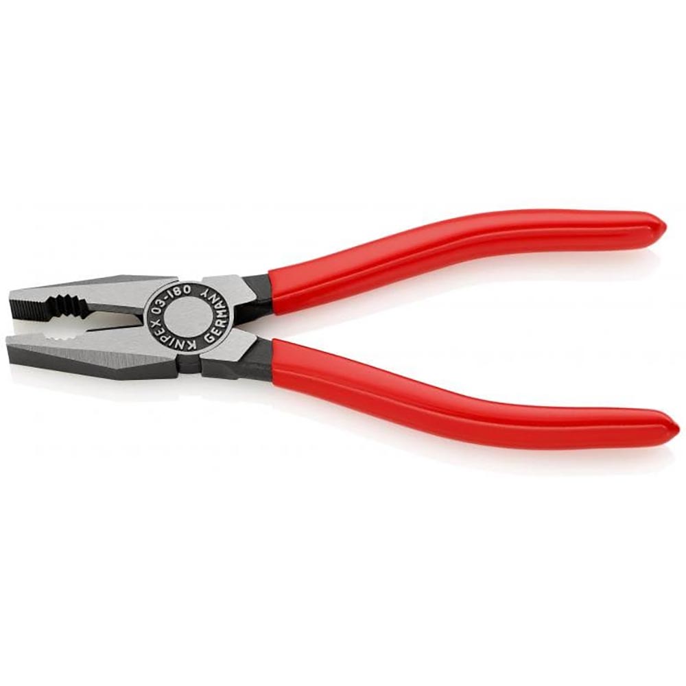 image 2 of KNIPEX 03 01 180 High Leverage Combination Pliers 180mm