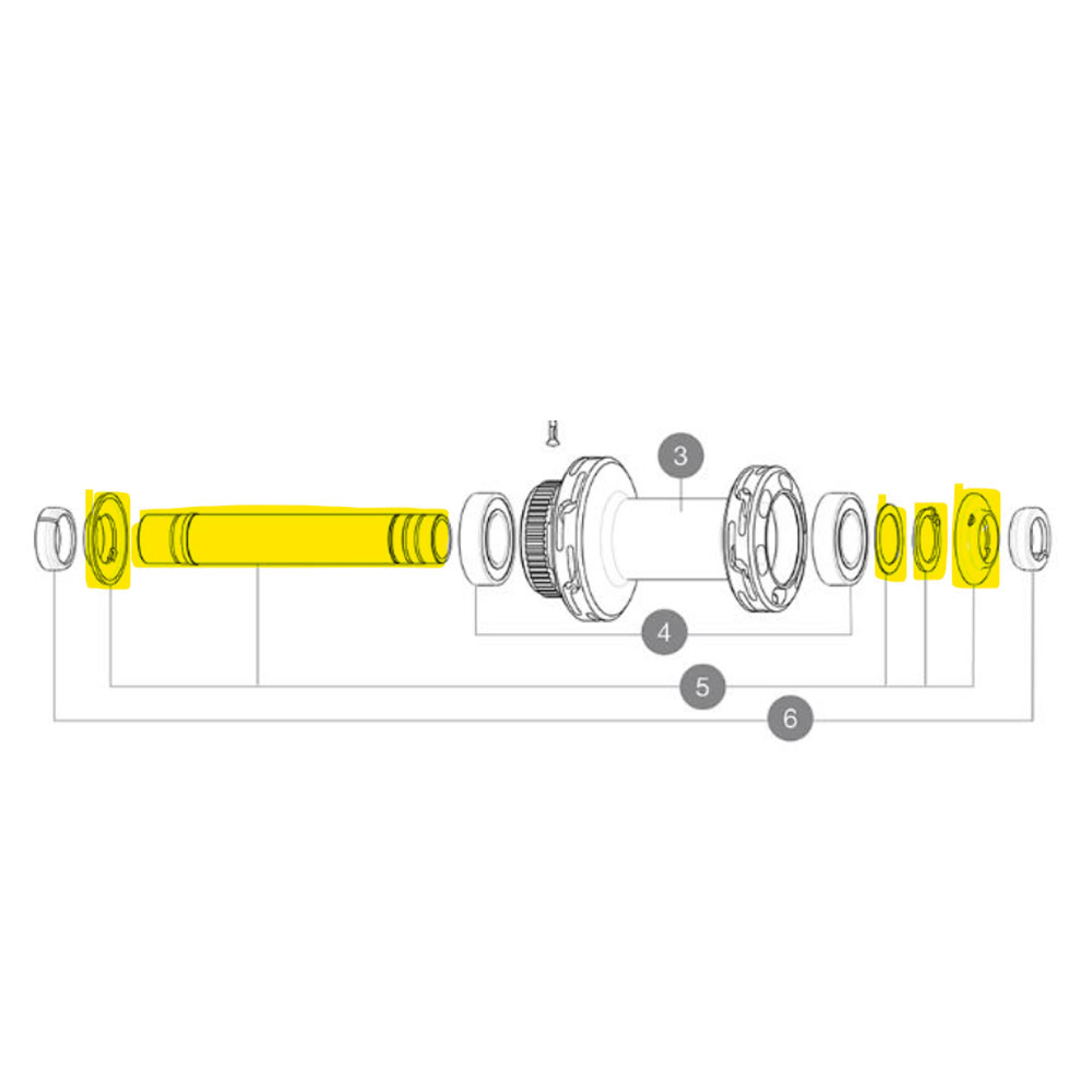image 1 of Mavic QRM Axle Kits