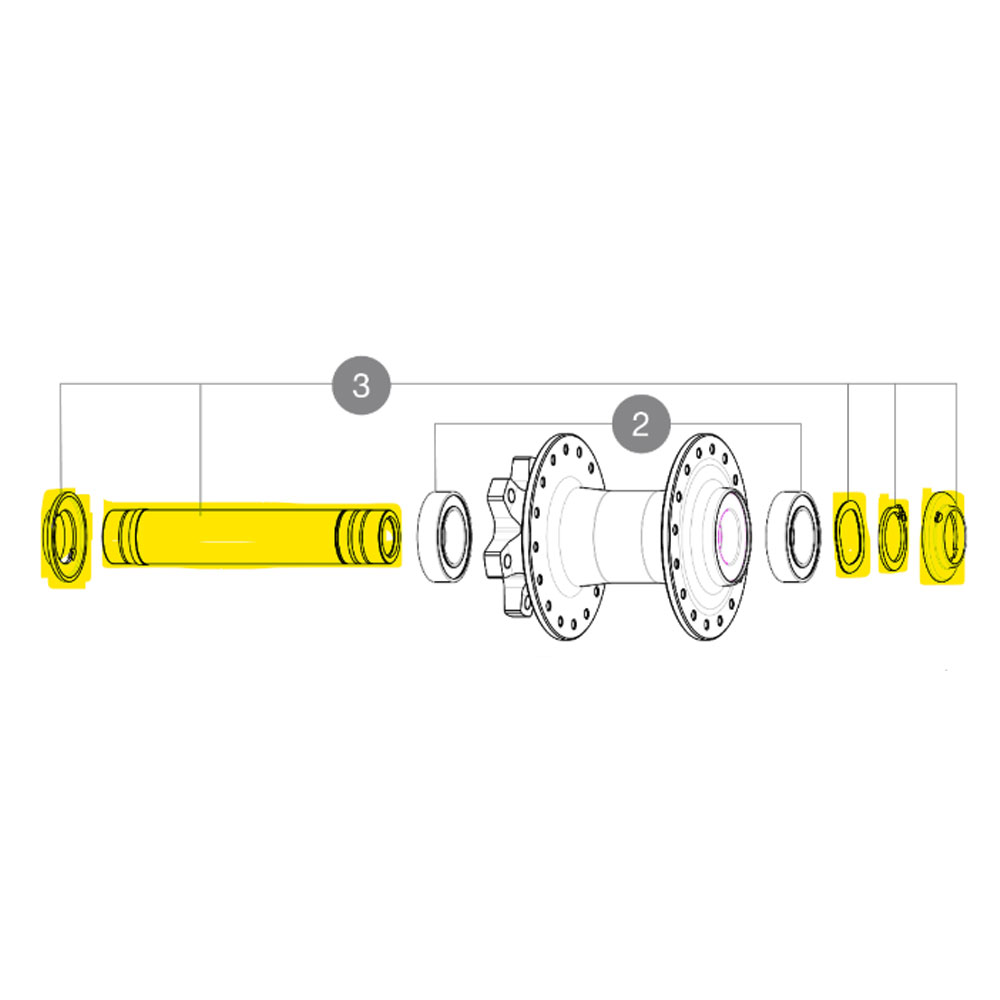 image 1 of Mavic QRM Axle Kits