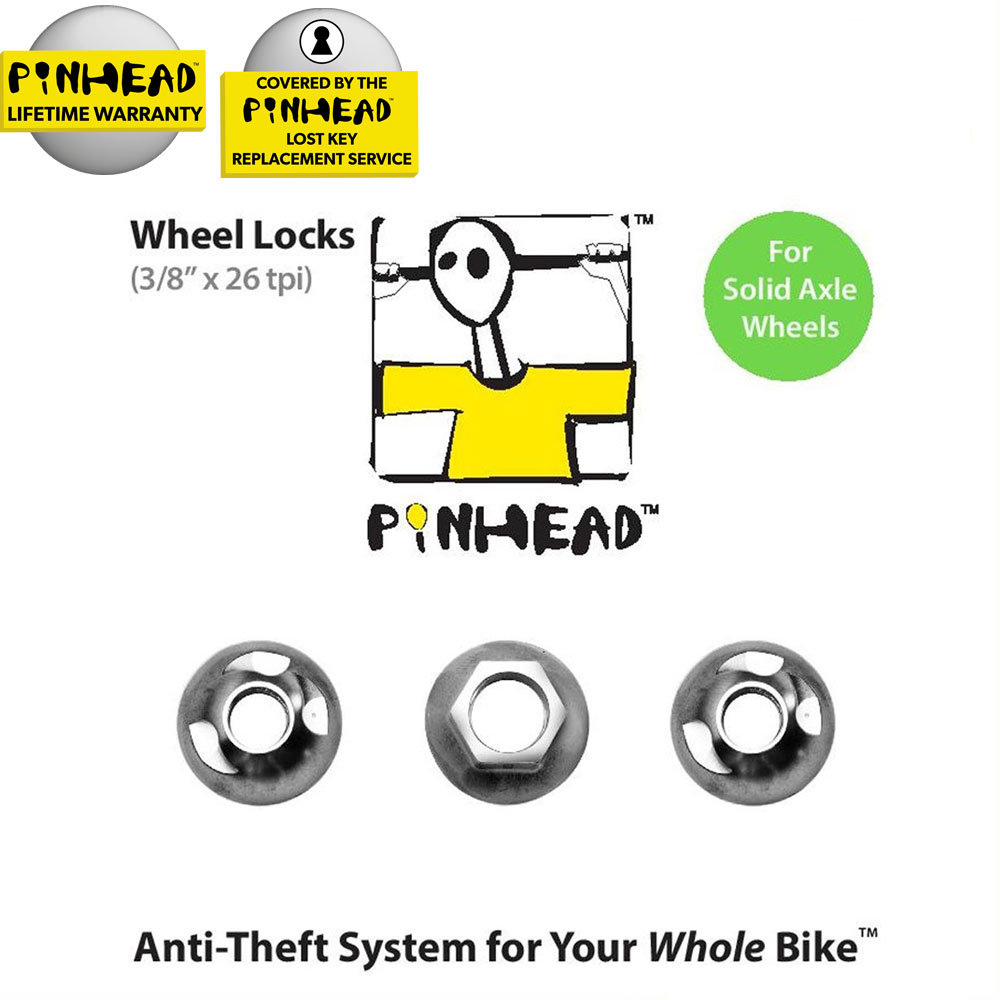 Solid Axle Wheel Lock 3 8x26tpi Chicken Cyclekit
