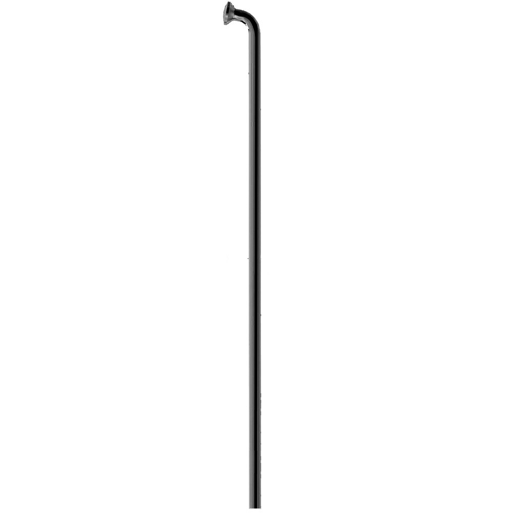 image 2 of Sapim Leader 13g Black J-Bend Cut/Threaded Spokes