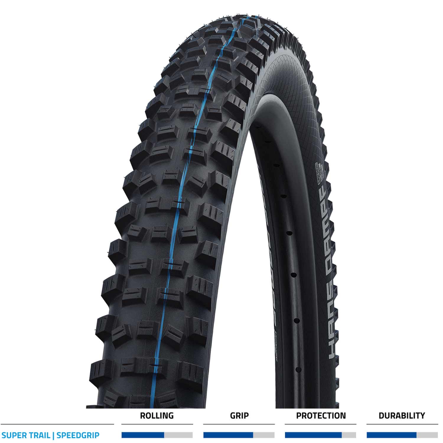 image 1 of Schwalbe Hans Dampf Addix Super Trail Speed Grip Folding TLE