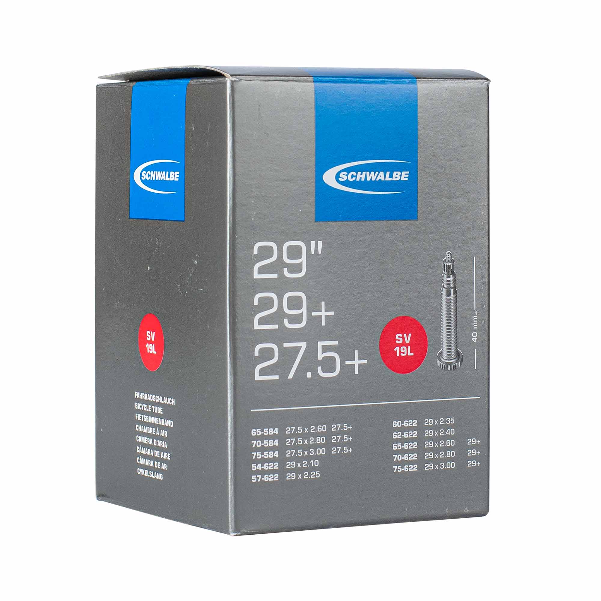 image 1 of Schwalbe SV19L 29" Tubes