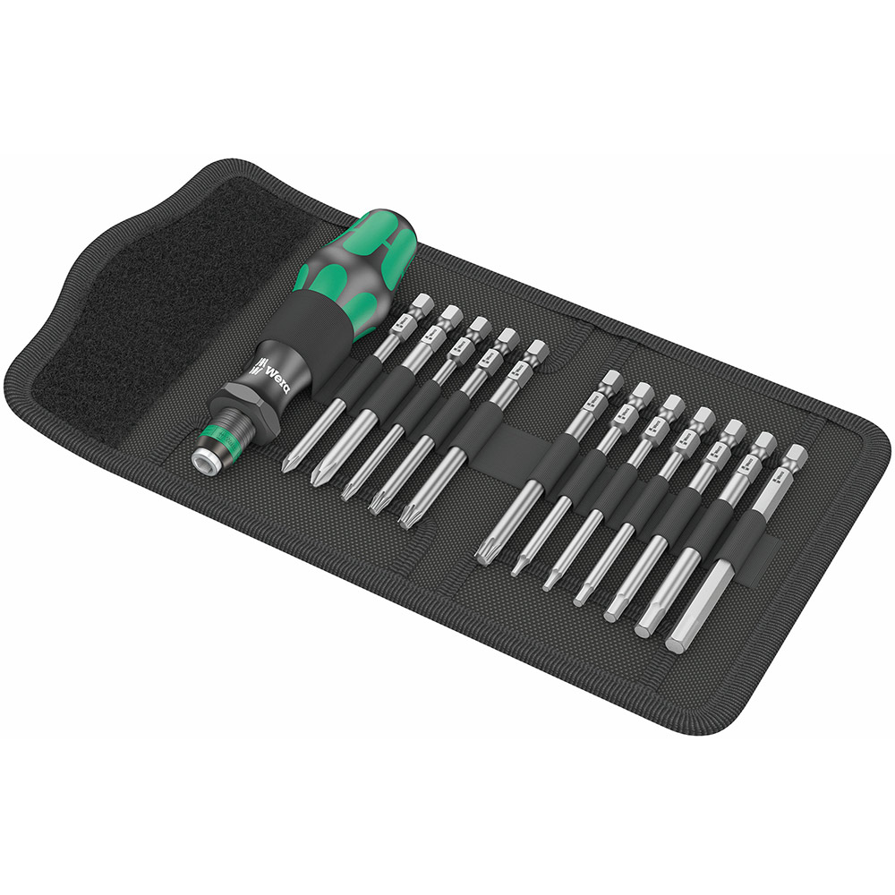 image 1 of Wera Tools Bicycle Set 2 Kraftform Compact Screwdriver 13pcs