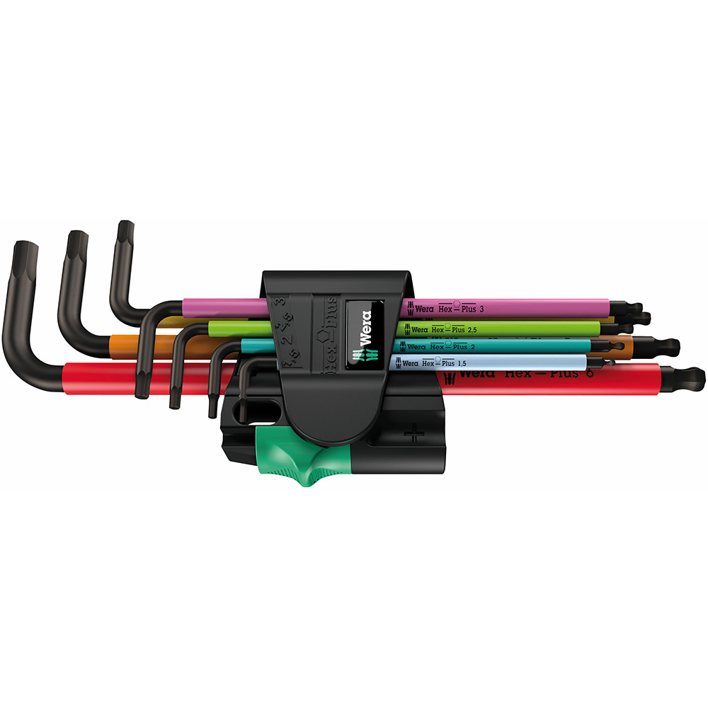 image 1 of Wera Tools 950/7 Hex-Plus Magnet Multi-Colour Set 7pc