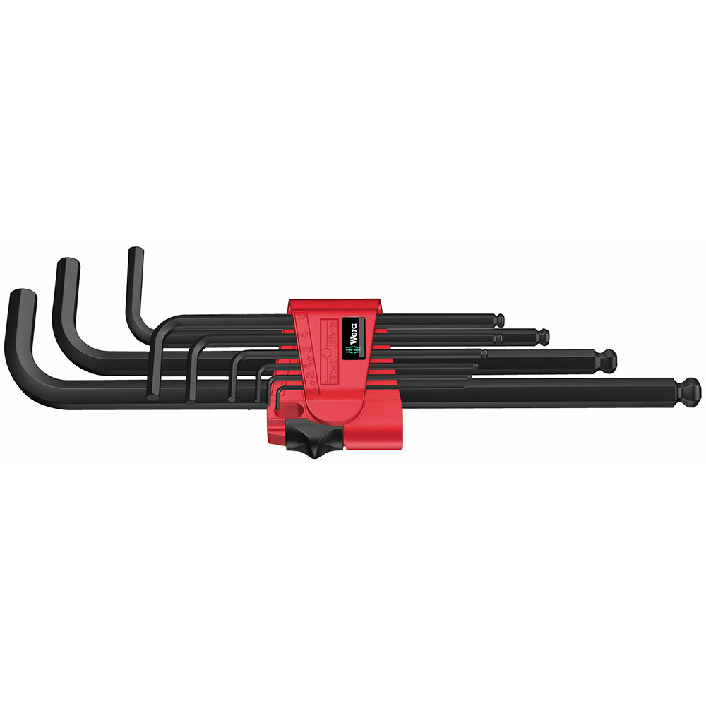 image 1 of Wera Tools 950/9 Hex-Plus 6 SB L-key Set BlackLaser