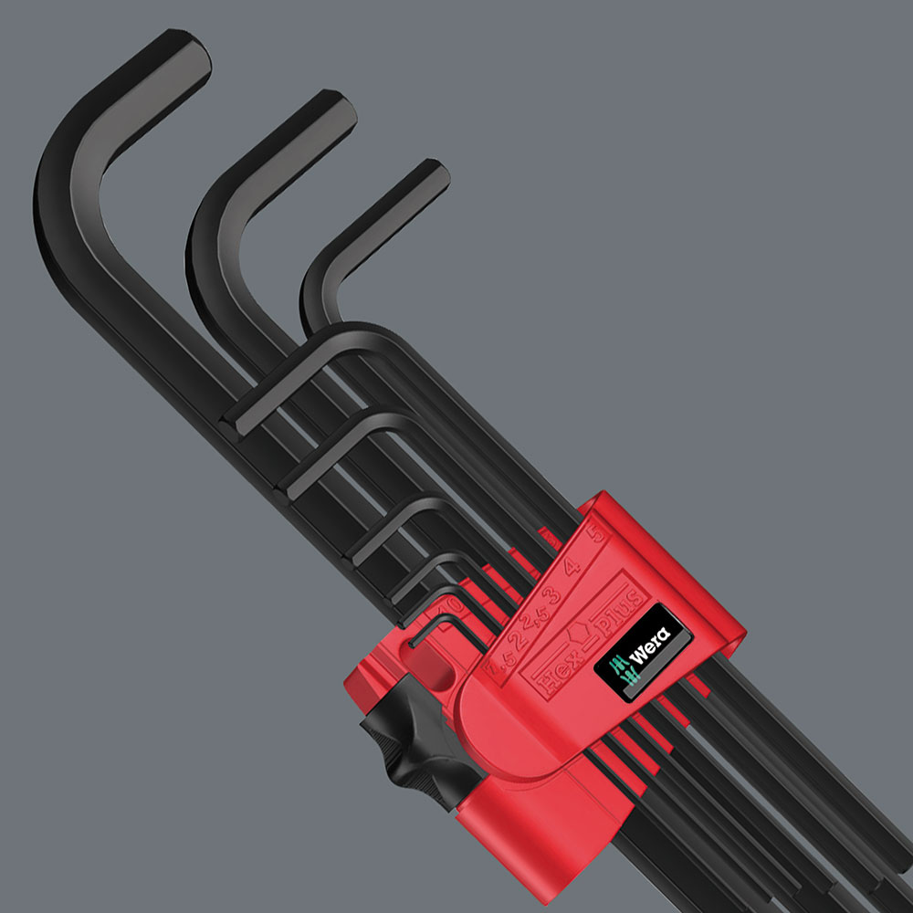 image 2 of Wera Tools 950/9 Hex-Plus 6 SB L-key Set BlackLaser