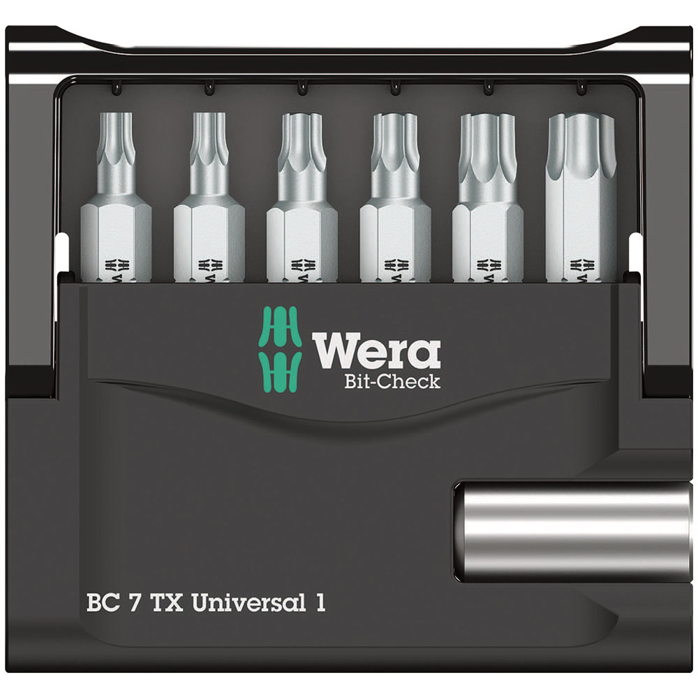 image 2 of Wera Tools Bit-Check 7 TX Universal 1