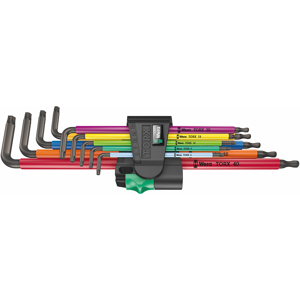image 1 of Wera Tools 967/9 TX XL Multicolour HF 1 L-key Set