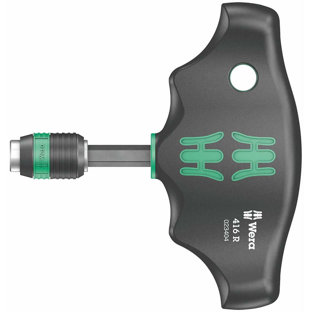image 1 of Wera Tools 416 R T-Handle Bitholding Screwdriver Rapidaptor