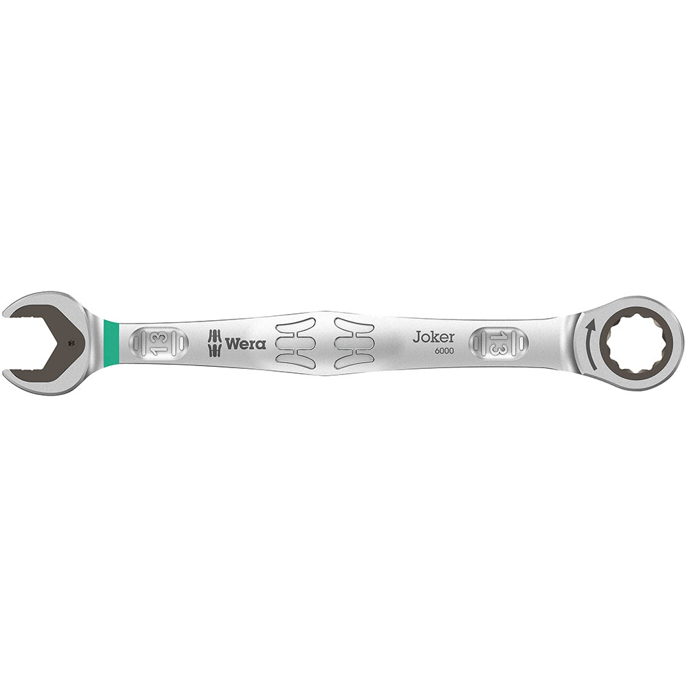 image 1 of Wera Tools 6000 Joker Ratcheting Combination Wrenches