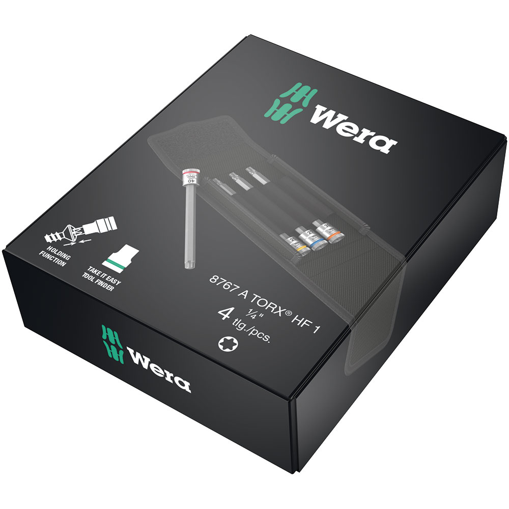 image 6 of Wera Tools 8767 A TORX Zyklop Socket With Holding Function 1/4
