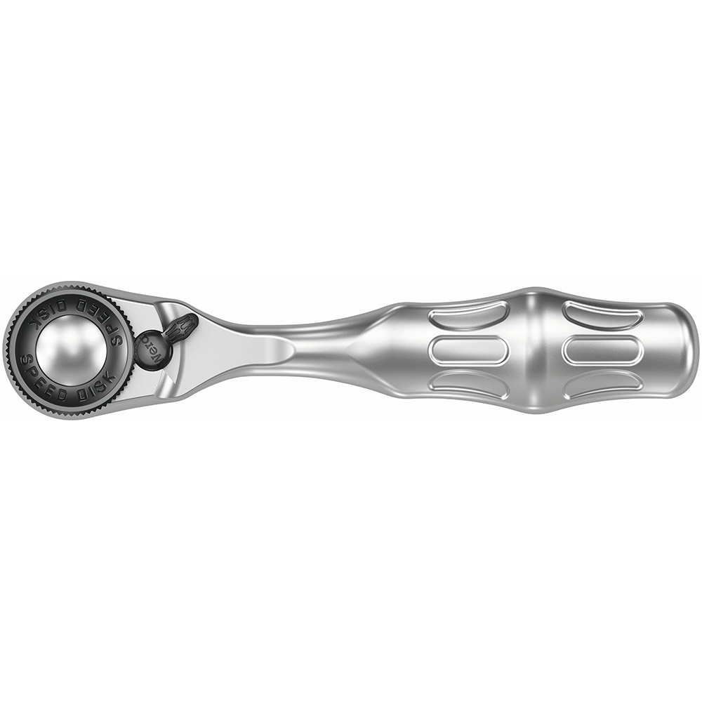 image 1 of Wera Tools 8008 A Zyklop Mini 3 Ratchet With 1/4 Drive
