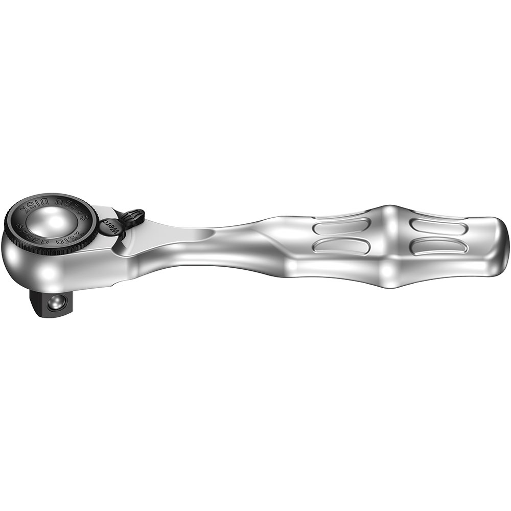 image 2 of Wera Tools 8008 A Zyklop Mini 3 Ratchet With 1/4 Drive