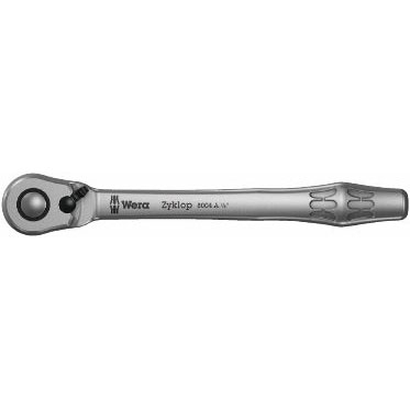 image 2 of Wera Tools 8004 A Zyklop Metal Ratchet with switch lever and 1/4 drive