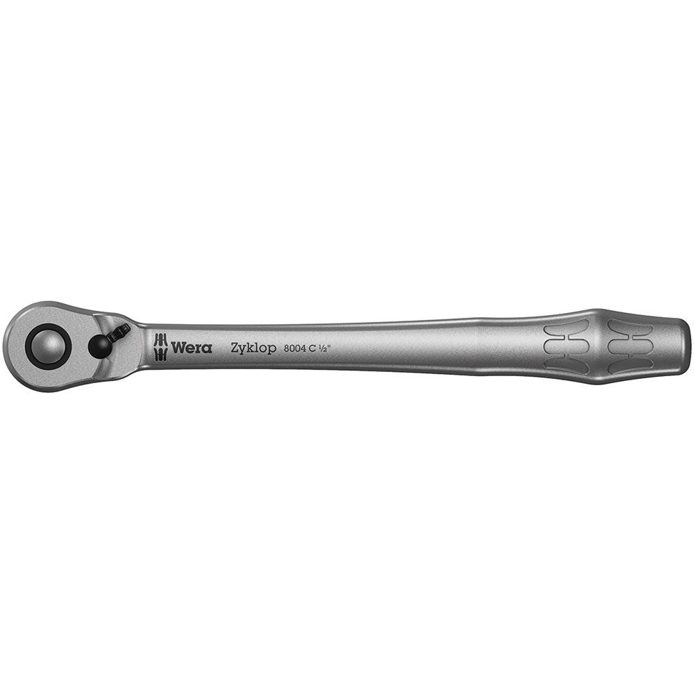 image 2 of Wera Tools 8004 C Zyklop Metal Ratchet With Switch Lever And 1/2 Drive