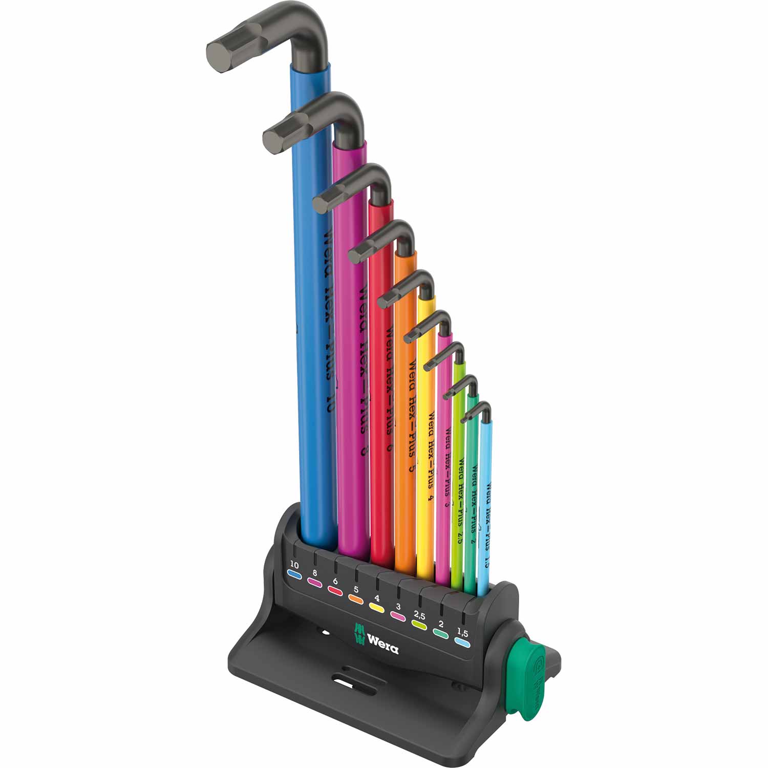 image 1 of Wera Tools 950/9 SPKL Hex-Plus 3 Workshop Rack 9pc