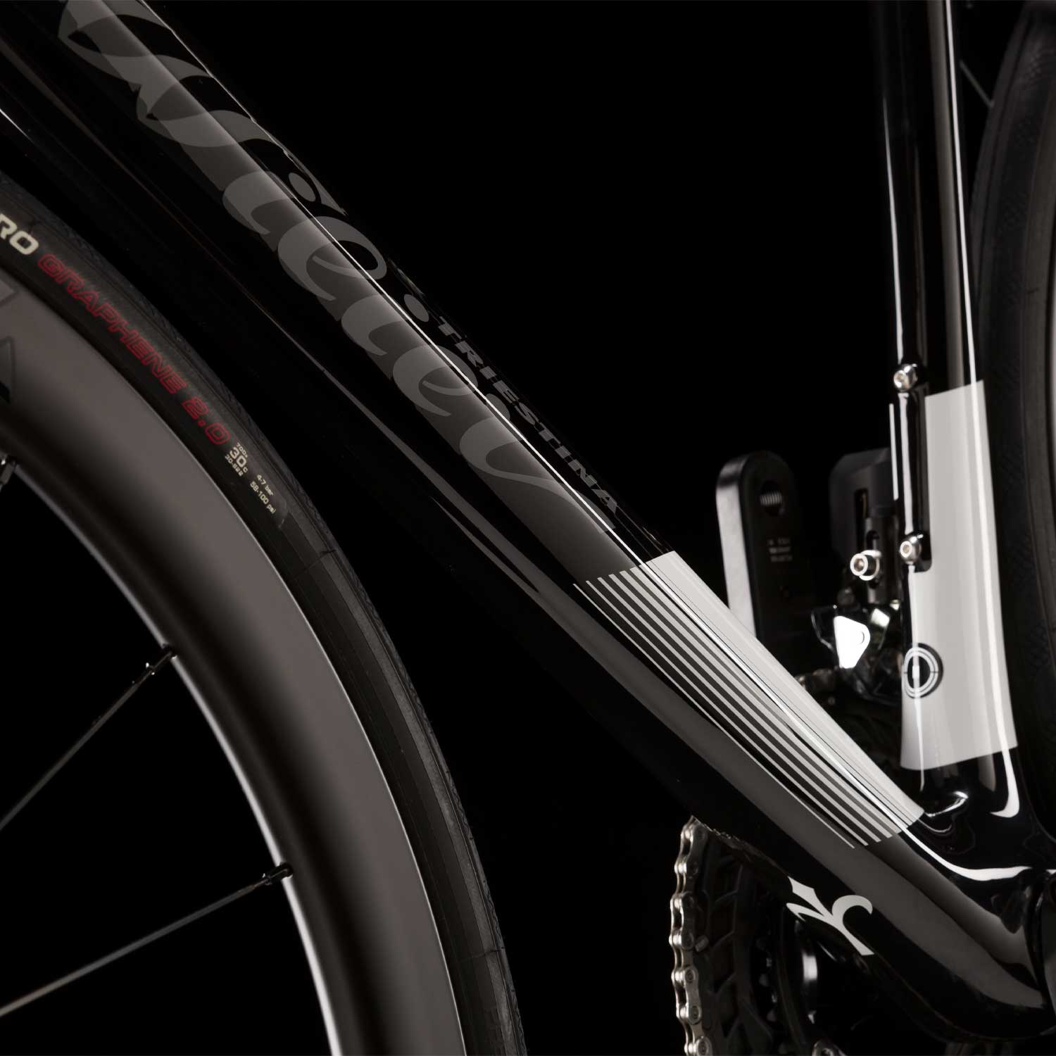 image 3 of Wilier Garda Black/Grey Frameset