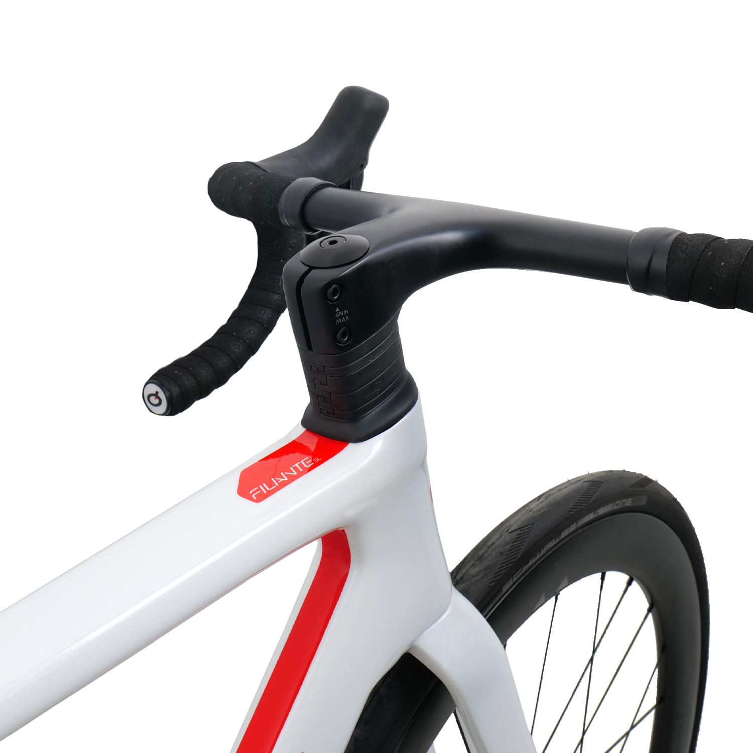image 6 of Wilier Filante SL White/Red Frameset