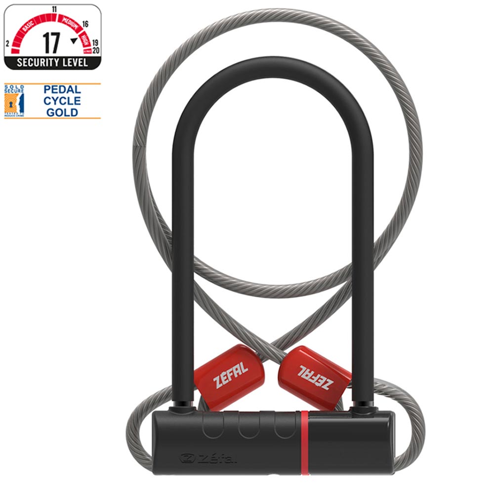 image 1 of Zefal K-Traz U17 Cable U-Lock