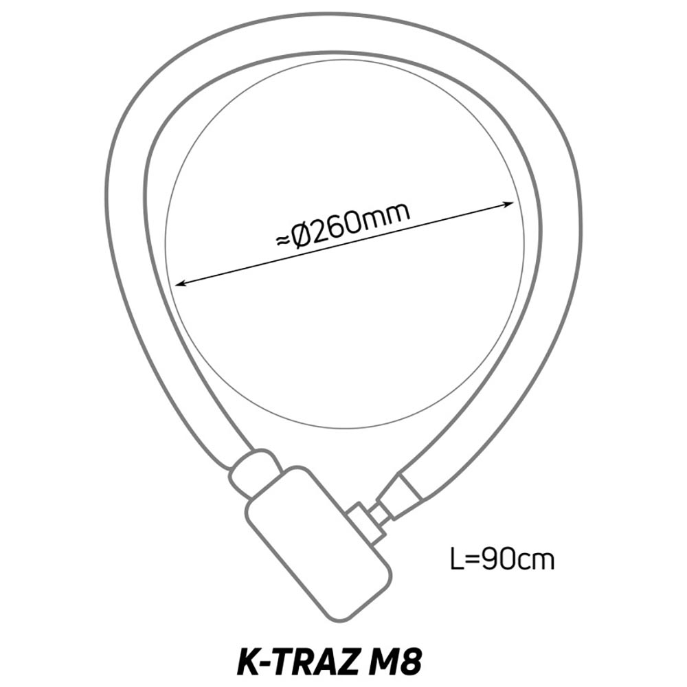image 3 of Zefal K-Traz M8 Chain Lock