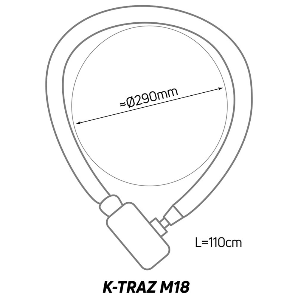 image 2 of Zefal K-Traz M18 Chain Lock